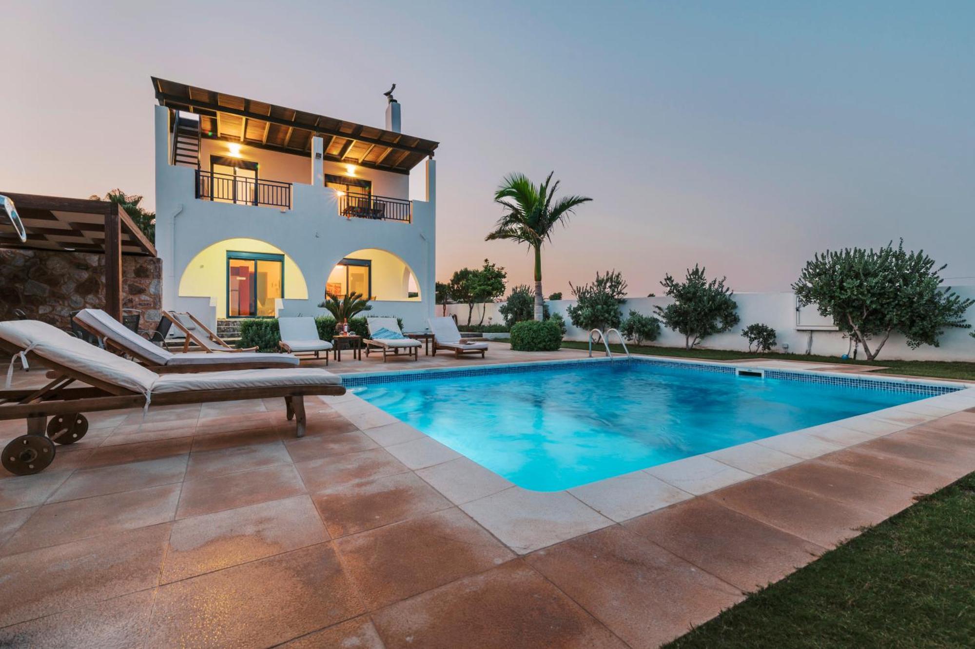 Villa Deep Blue ลาคาเนีย ภายนอก รูปภาพ