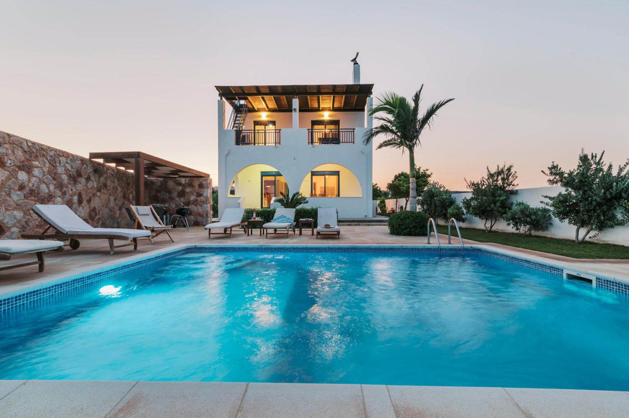 Villa Deep Blue ลาคาเนีย ภายนอก รูปภาพ